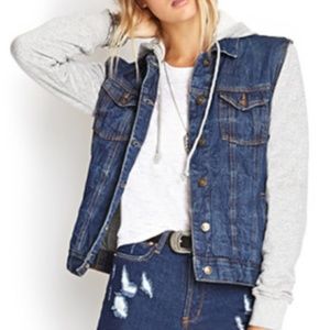 Women's Blue Contemporary Life In Progress Hooded